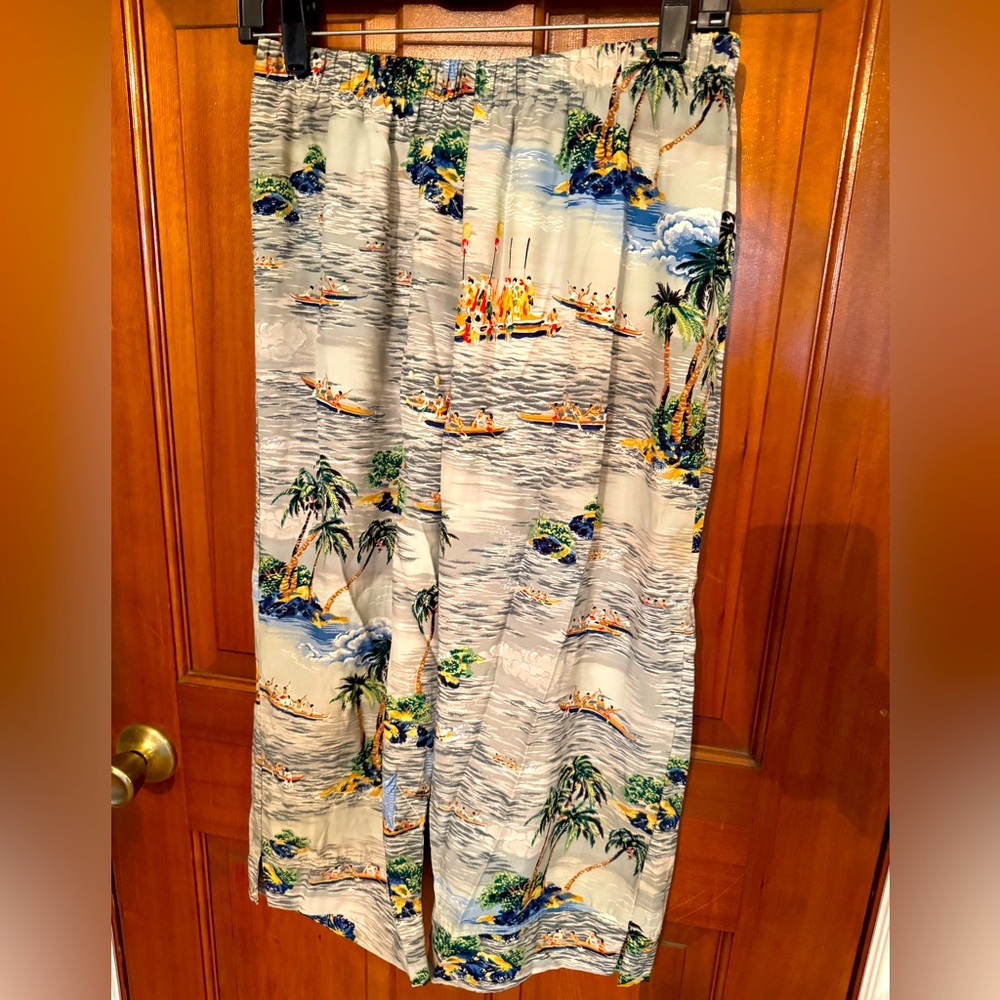 Tropical Print Capris, Salaam! Vermont
